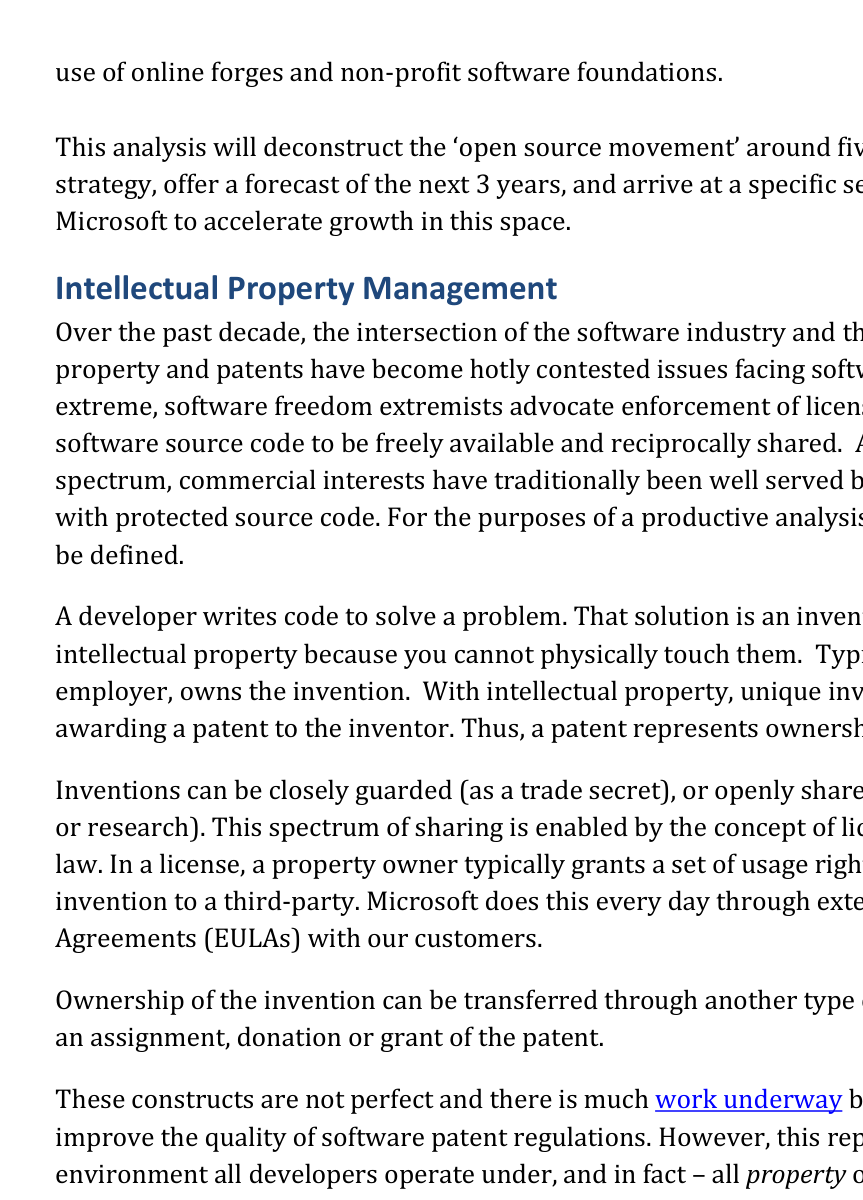 Figure 2: Open Source Licenses, 1998–2008 — table listing license names, dates created, and owners